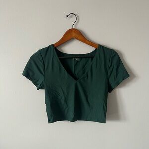 Aerie Offline Green Crop Top